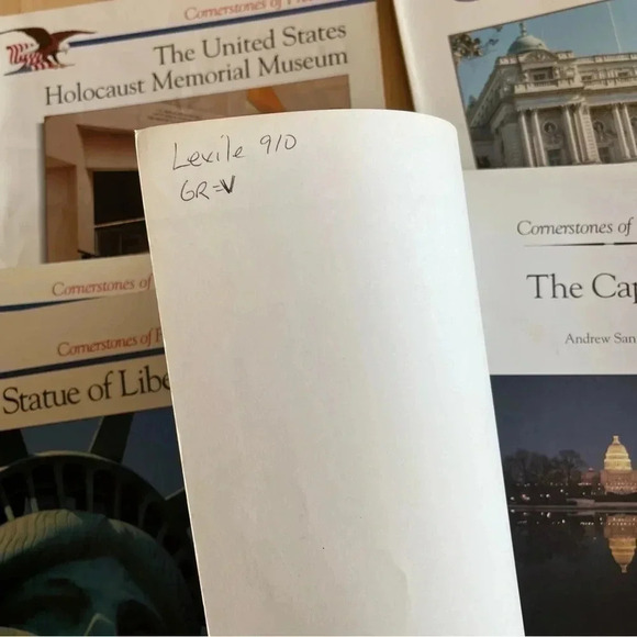 Lot of 5 Cornerstones of Freedom Books Children's Press Paperback Homeschooling - Picture 5 of 12